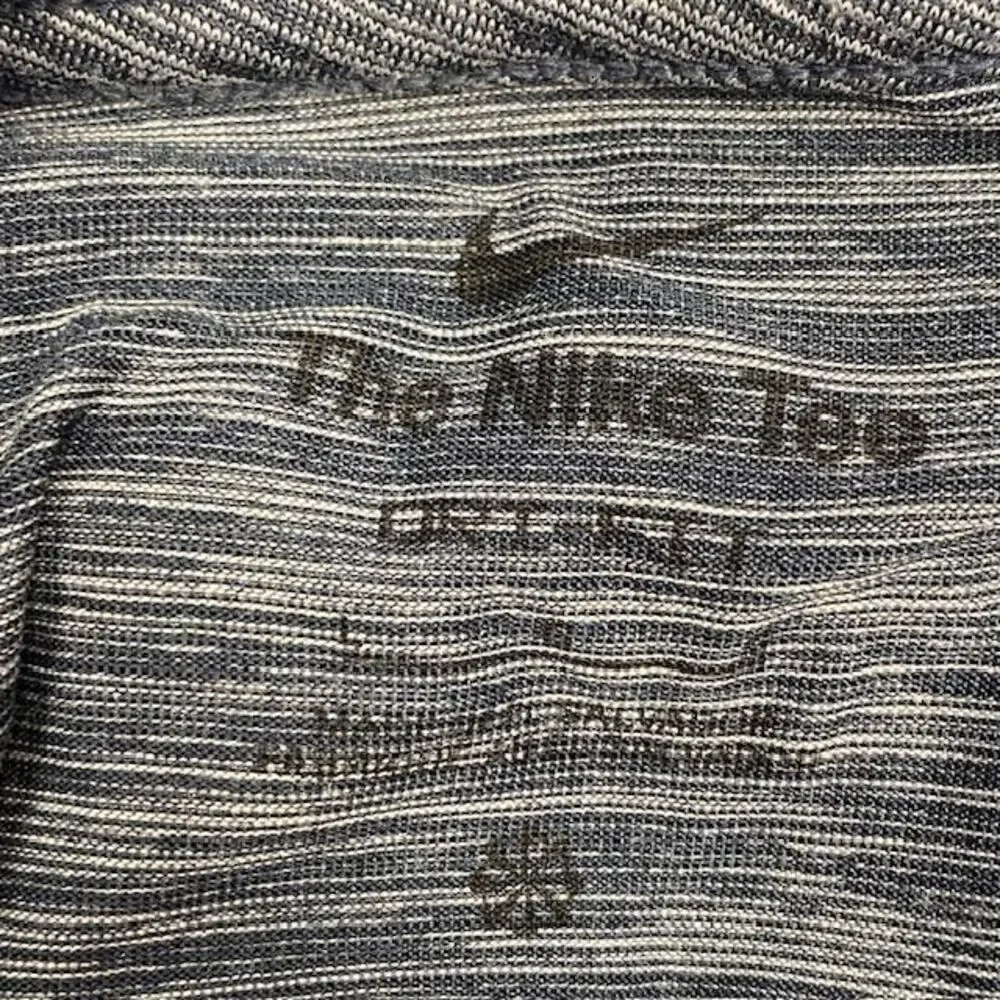 Nike Dri-FIT T-Shirt Men's Large Gray Space Dye Athletic Training Tee